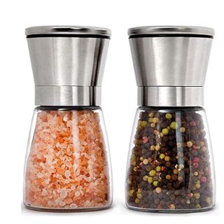 Glass Body Reusable Salt and Pepper Grinder at Rs.575